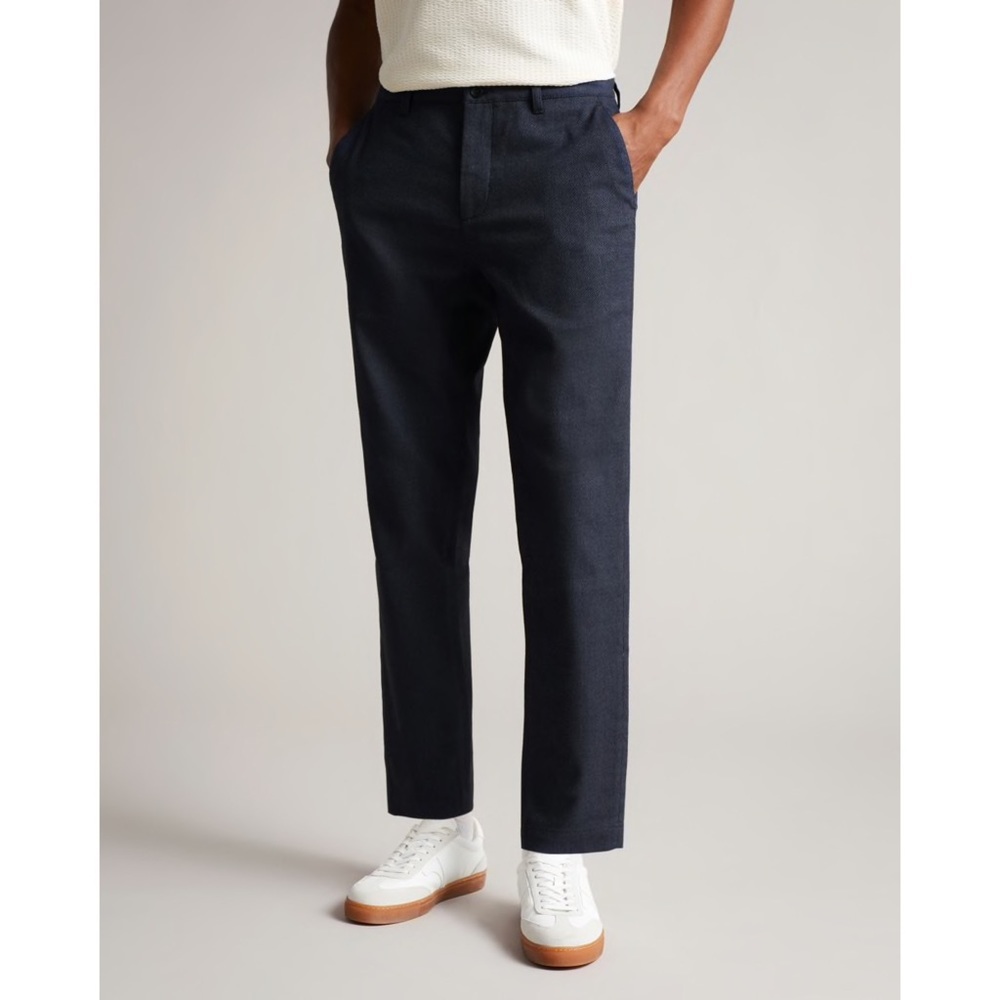 Ted Baker London Textured Gray Men Pants Size 36-27”